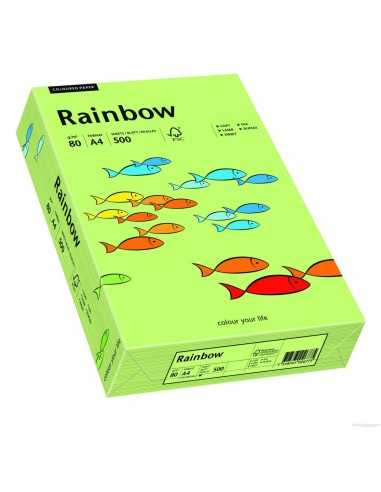 Hârtie decorativă colorată simplă Rainbow 160g R74 verde deshis buc. 250A4