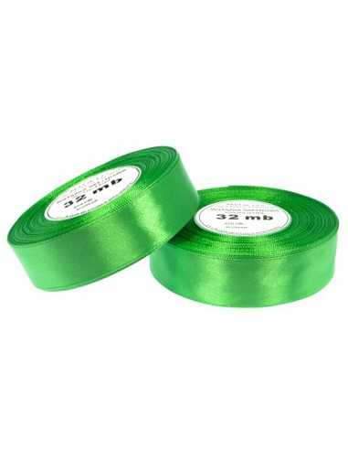 6mm WS8075 Panglică de satin verde 32mb