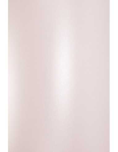 Hârtie decorativă colorată metalizată Aster Metallic 250g Candy Pink roz 71x100 R100 1 buc.