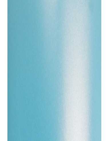 Hârtie decorativă colorată metalizată Aster Metallic 250g Blue albastru 71x100 R100 1 buc.