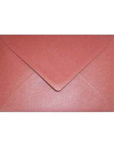 Plicuri perlă decorativă metalizată B6 12,5x17,5 NK Aster Metallic Ruby roșu 120g