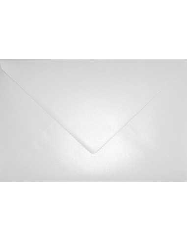 Plicuri perlă decorativă metalizată C5 16,2x22,9 NK Aster Metallic White alb 120g