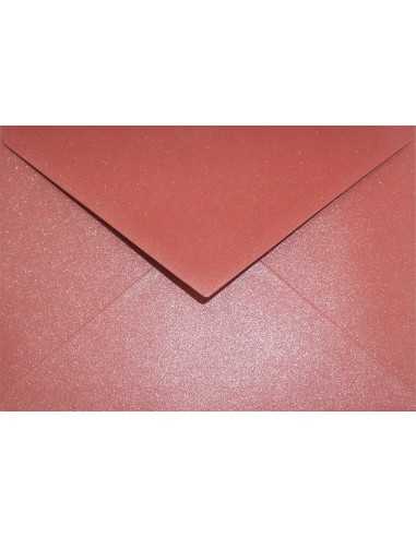 Plicuri perlă decorativă metalizată C6 11,4x16,2 NK Aster Metallic Ruby roșu 120g