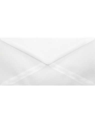 Plicuri decorative transparentă DL 11x22 BK Golden Star Extra White alb 110g