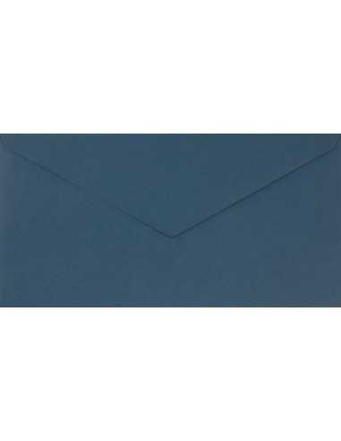 Plicuri decorative colorate DL 11x22 NK Sirio Color Blu albastru închis 115g