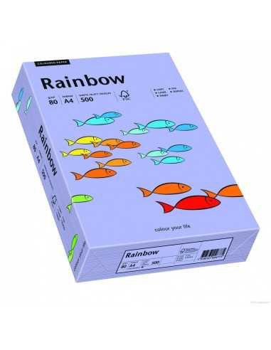 Hârtie decorativă colorată simplă Rainbow 80g R60 violet buc. 500A4