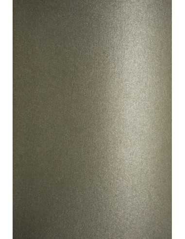 Hârtie decorativă colorată metalizată Curious Metallics 120g Ionised gri buc. 10A4