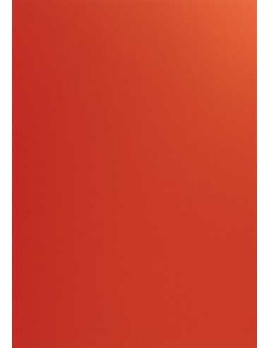 Hârtie decorativă colorată texturată Curious Matter 270g Desiree Red roșu buc. 10A4
