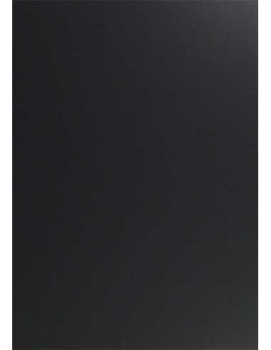 Hârtie decorativă colorată texturată Curious Matter 270g Black Truffle negru buc. 10A4