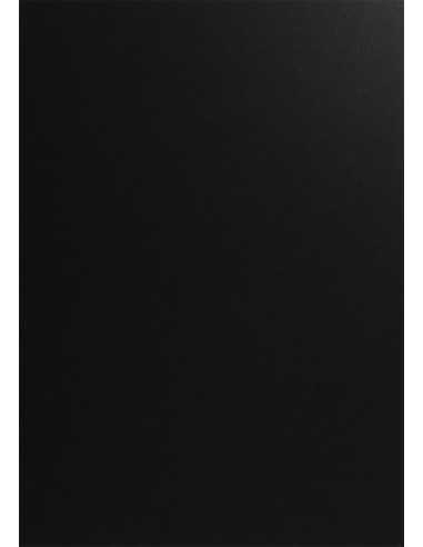 Hârtie decorativă colorată simplă Curious Skin 270g Black negru buc. 10A4