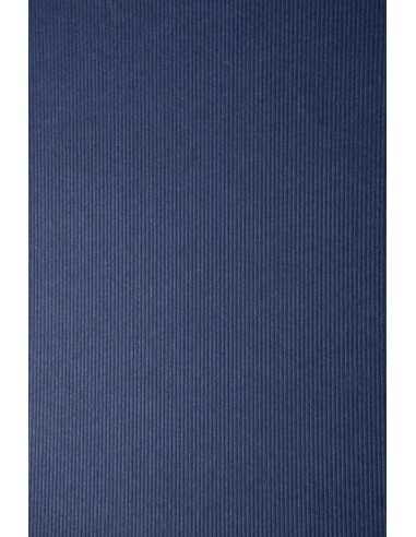 Hârtie decorativă colorată ecologică texturată cu nervuri Keaykolour 300g Blue albastru buc. 10A4