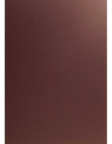 Hârtie decorativă colorată simplă Plike 330g Brown maro buc. 10A4