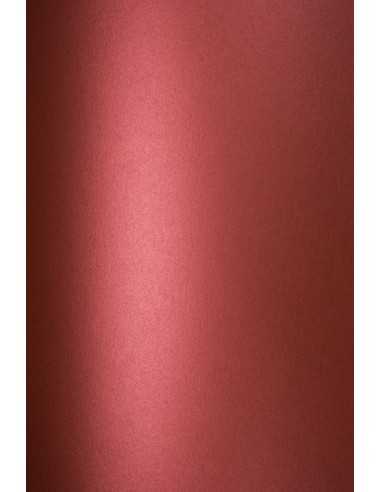 Hârtie decorativă colorată metalizată Stardream 285g Mars burgundy buc. 10A4