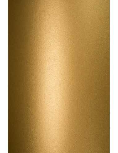 Hârtie decorativă colorată metalizată Stardream 285g Antique Gold auriu inchis buc. 10A4