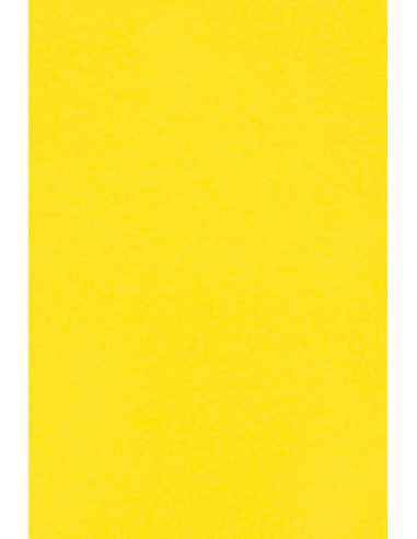 Hârtie decorativă colorată simplă Burano 250g Giallo Zolfo B51 galben buc. 20A4