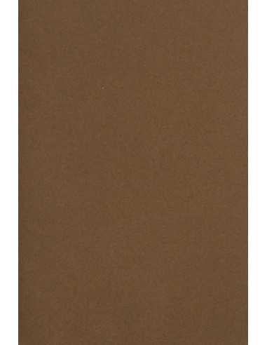 Hârtie decorativă colorată simplă Burano 250g Tabacco B75 maro buc. 20A4