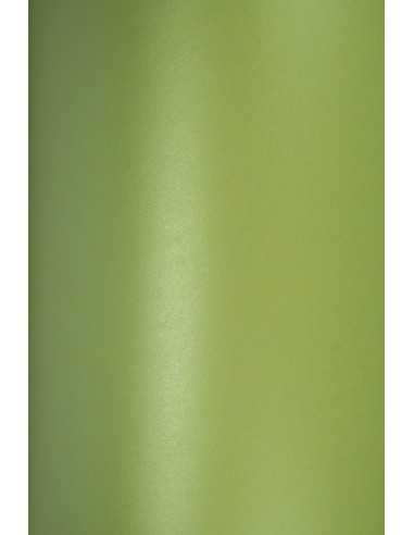 Majestic 250g Satin Lime pachet de hârtie decorativă metalizată verde deschis. 10A4