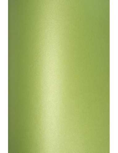 Hârtie decorativă colorată metalizată Cocktail 120g Mojito verde buc. 10A4