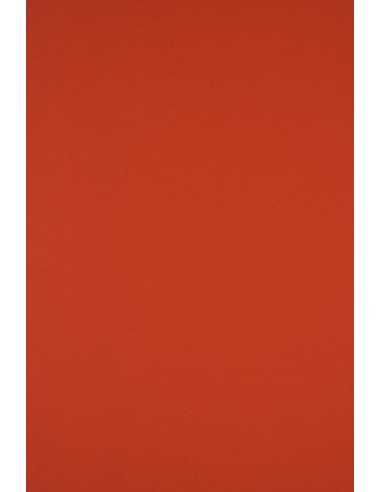 Hârtie decorativă colorată simplă Sirio Color 170g Vermiglione roșu buc. 20A4