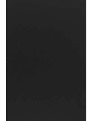 Hârtie decorativă colorată simplă Sirio Color 210g Black negru buc. 25A4