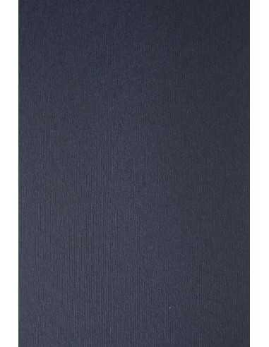 Hârtie decorativă colorată cu dungi texturate Nettuno 215g Blue Navy albastru marin buc. 10A4