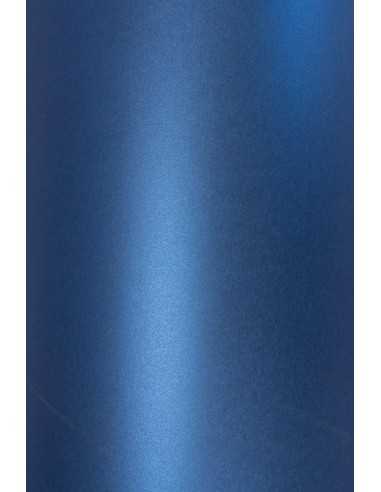 Hârtie decorativă colorată metalizată Cocktail 290g Blue Moon albastru marin buc. 10A4