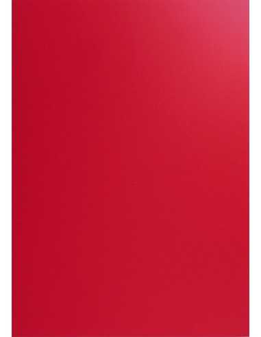 Hârtie decorativă colorată simplă Plike 330g Red roșu buc. 10A5