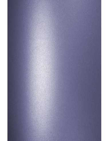 Hârtie decorativă colorată metalizată Stardream 285g Sapphire ecru 70x100 1 buc.