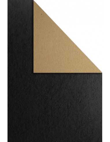 Hârtie decorativă ecologică EKO Black Kraft 500g negru 72x102 R100 1 buc.