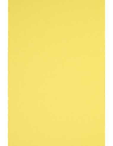Hârtie decorativă colorată simplă Rainbow 160g R16 galben 92x65 R125 1 buc.