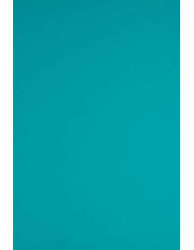 Hârtie decorativă colorată simplă Sirio Color 170g Turchese turcoaz 70x100 R200 1 buc.