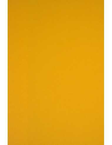 Hârtie decorativă colorată simplă Sirio Color 170g Gialloro galben închis 70x100 R200 1 buc.