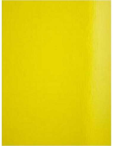 Hârtie decorativă simplă oglindă Splendorlux 250g Mimosa galben 70x100 R125 1 buc.