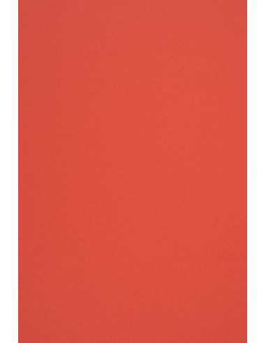 Hârtie decorativă colorată ecologică Woodstock Rosso roșu 285g 70x100 R100 1 buc.