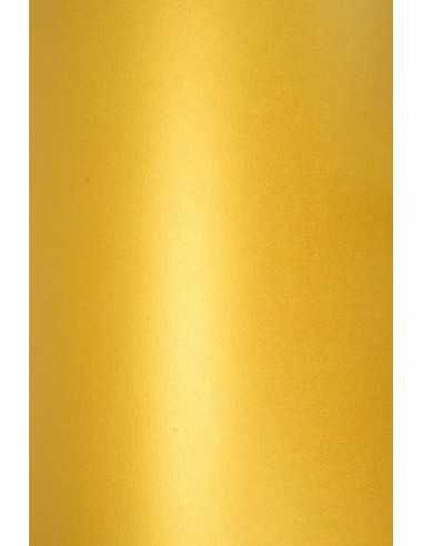 Hârtie decorativă colorată metalizată Cocktail 290g Mai Tai auriu 70x100 R100 1 buc.