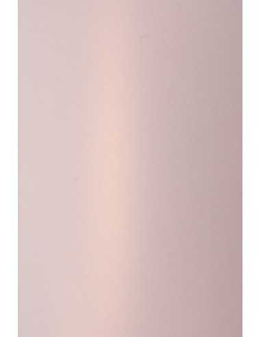 Hârtie decorativă colorată metalizată Sirio Pearl  300g Rose Gold auriu roz 72x102 R100 1 buc.