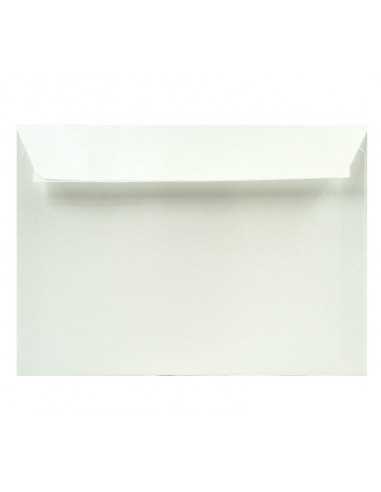 Plicuri perlă decorativă metalizată C5 16,2x22,9 HK Galaxy White alb 110g
