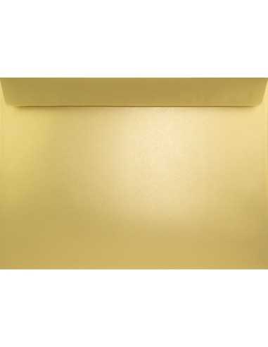 Plicuri perlă decorativă metalizată C4 22,9x32,4 HK Sirio Pearl Aurum auriu 125g