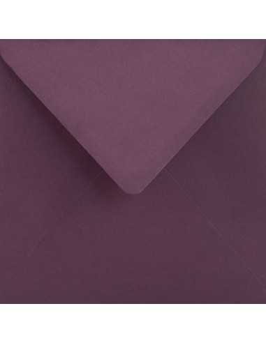 Plicuri decorative colorate pătrate K4 15,3x15,3 NK Sirio Color Vino violet închis 115g
