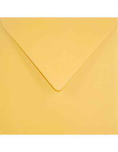 Plicuri decorative colorate ecologică pătrate K4 15,3x15,3 NK Keaykolour Indian Yellow galben închis 120g