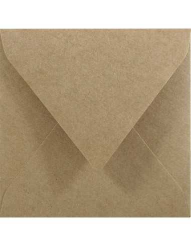 Plicuri decorative ecologică pătrate K4 14,5x14,5 NK EKO Kraft maro 100g