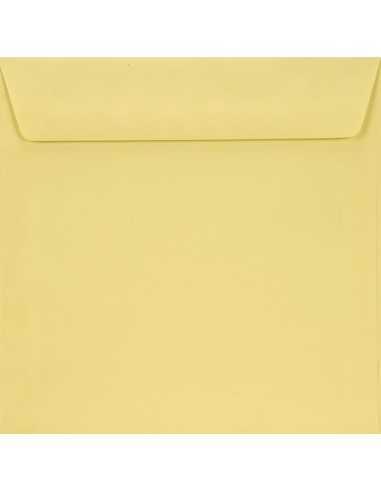 Plicuri decorative colorate pătrate K4 15,5x15,5 HK Burano Giallo galben deshis 90g