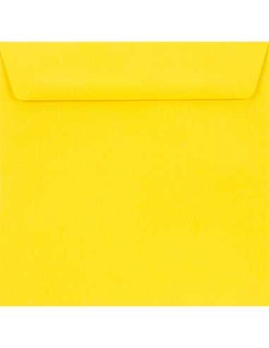 Plicuri decorative colorate pătrate K4 15,5x15,5 HK Burano Giallo Zolfo galben 90g