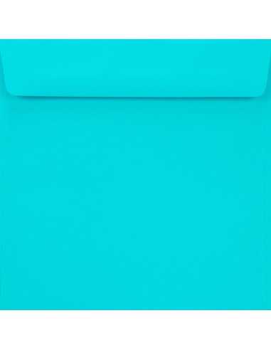 Plicuri decorative colorate pătrate K4 15,5x15,5 NK Burano Azzurro Reale albastru 90g