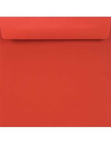 Plicuri decorative colorate pătrate K4 15,5x15,5 HK Burano Rosso Scarlatto roșu 90g