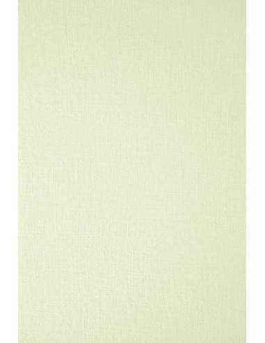 Hârtie decorativă texturată Elfenbens 185g Linen 203 țesătură de in Chamois ecru 61x86 R100 1 buc.