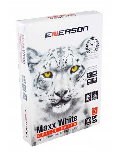 Hârtie pentru fotocopiere Emerson Maxx White alb 500A4