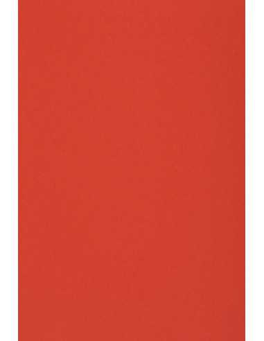 Hârtie decorativă colorată simplă Burano 250g Rosso Scarlatto B61 roșu buc. 10A3