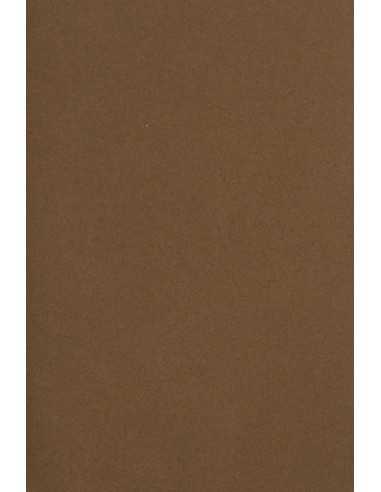Hârtie decorativă colorată simplă Burano 250g Tabacco B75 maro buc. 10A5