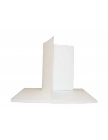 Hârtie simplă decorativă Arena 250g White alb buc. 25A5 cu pliere